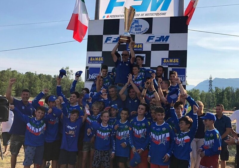 Maglia Azzurra conquista il Trofeo Giovanile MX Francia-Italia