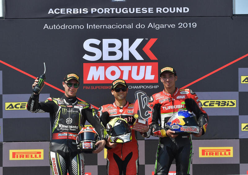 SBK 2019. &Aacute;lvaro Bautista vince Gara-2 a Portim&atilde;o