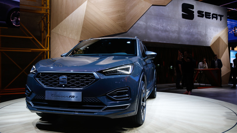 Seat Tarraco, a Francoforte la versione ibrida plug-in [Video]