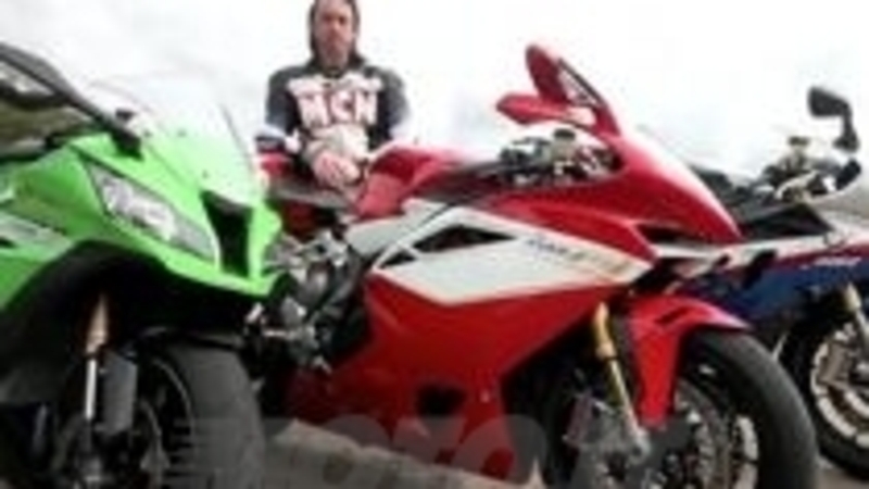 MV Agusta F4RR contro Kawasaki ZX-10R e BMW S1000RR