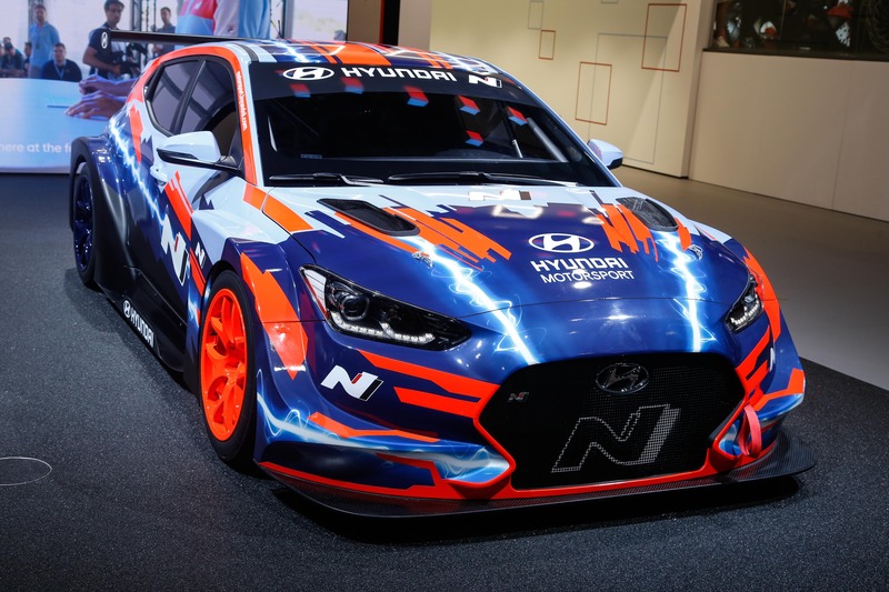 Hyundai Veloster N ETCR, l&#039;elettrica da corsa al Salone di Francoforte 2019