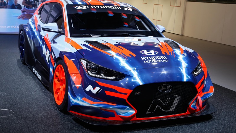 Hyundai Veloster N ETCR, l&#039;elettrica da corsa al Salone di Francoforte 2019