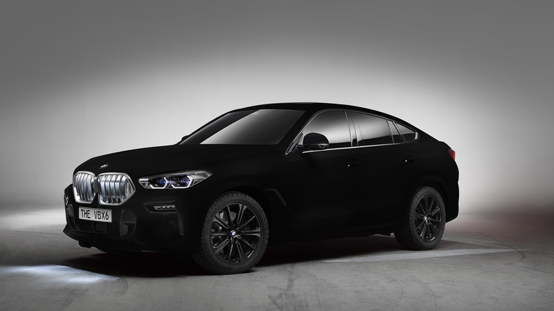 BMW X6 Vantablack a Salone di Francoforte 2019 [Video]