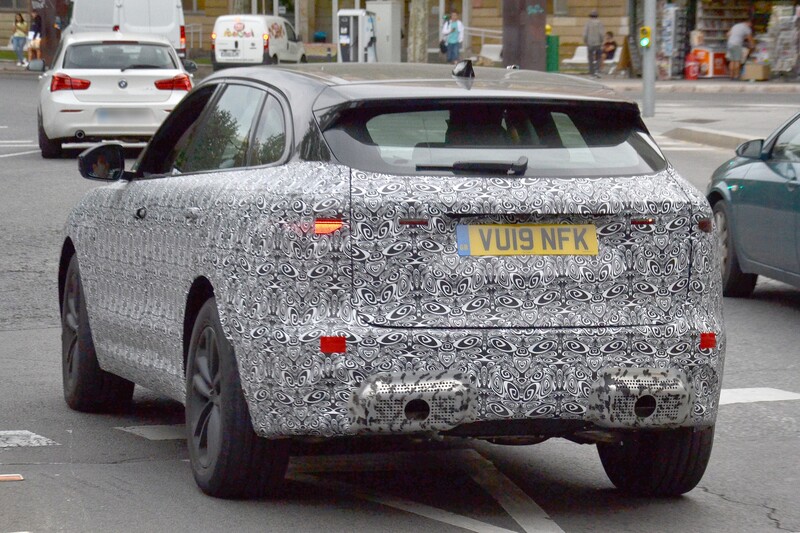 Il posteriore del Jaguar F-Pace