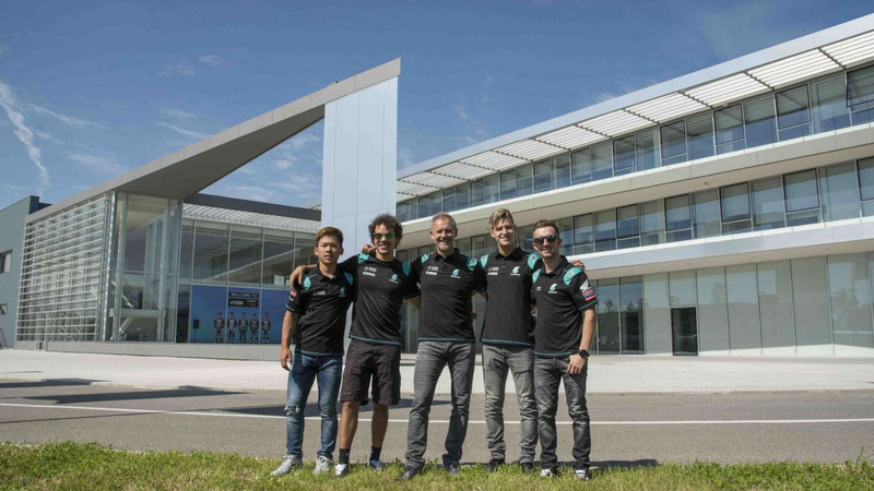 Petronas: Morbidelli, Quartararo, McPhee e Sasaki &quot;a scuola di fluidi&quot;