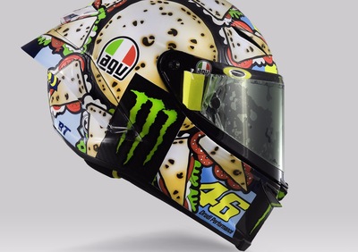 Valentino Rossi: un casco per... mangiarsi Misano