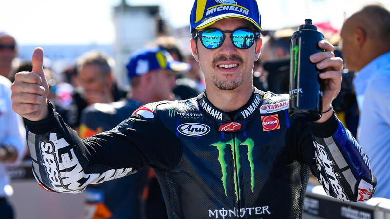 MotoGP 2019. Maverick Vinales &egrave; il pi&ugrave; veloce nelle FP2 di Aragon