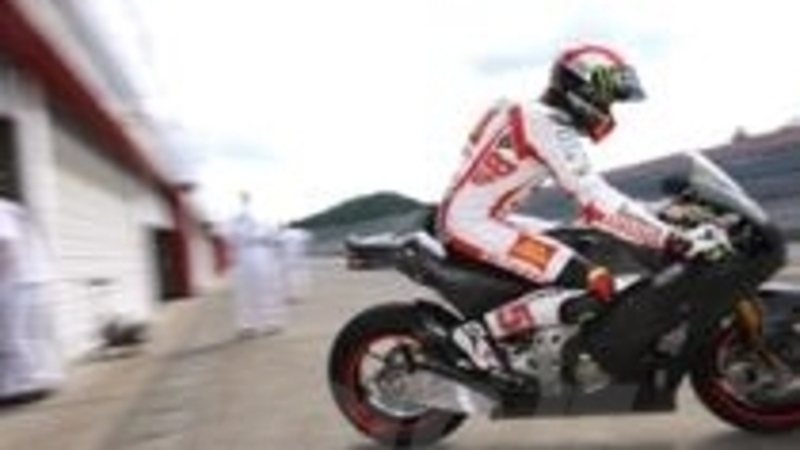 Simoncelli ha provato la nuova RC213V per il 2012