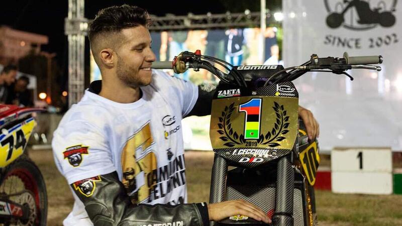 Zaeta campione del mondo Flat-Track