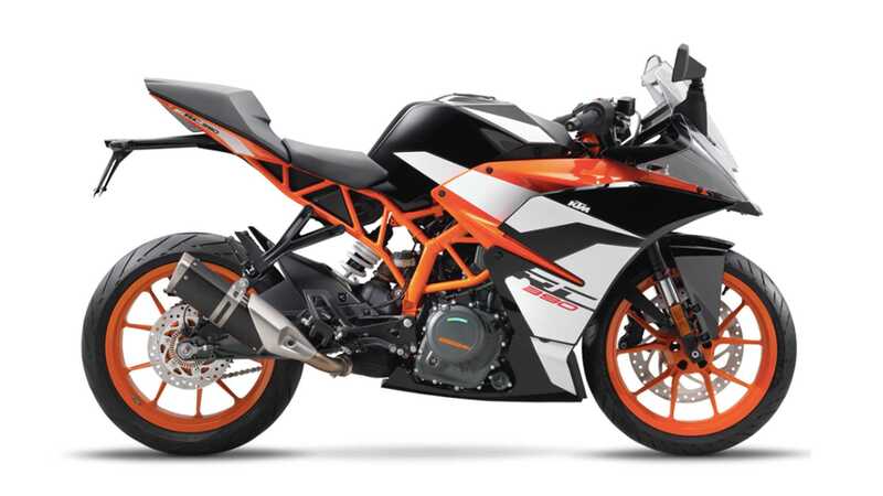 L&#039;attuale KTM RC390