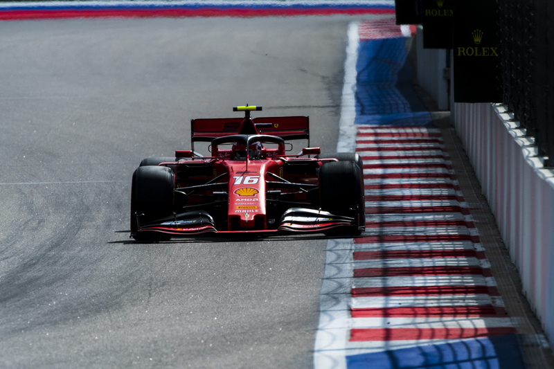 Terza posizione per Charles Leclerc in Russia