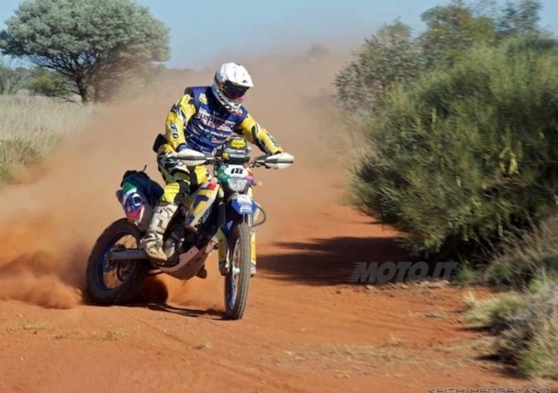 Manuel Lucchese in gara all&rsquo;Australasian Safari Rally