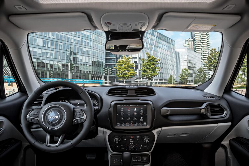 Gli interni della Jeep Renegade MY2020