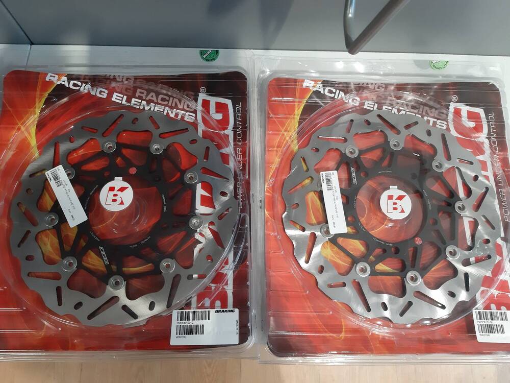 DISCHI BRAKING NUOVI A MARGHERITA WK076 L+R