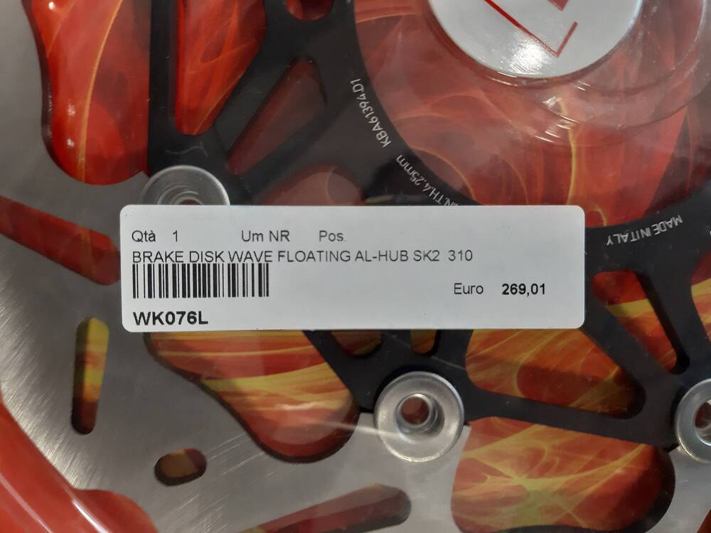 DISCHI BRAKING NUOVI A MARGHERITA WK076 L+R (2)