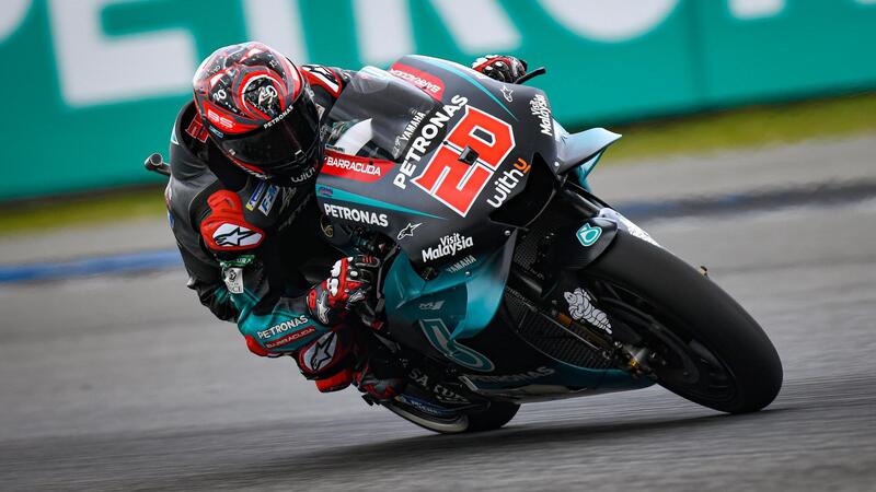 MotoGP 2019 in Thailandia. Fabio Quartararo in pole position