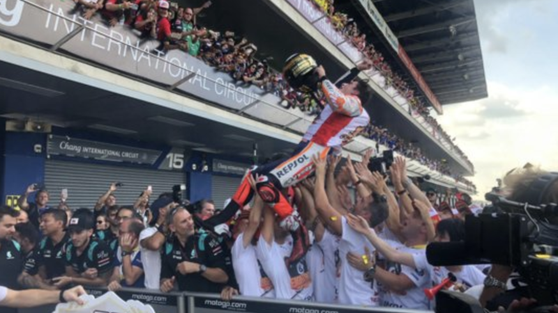 MotoGP 2019. Marc Marquez campione del mondo 2019