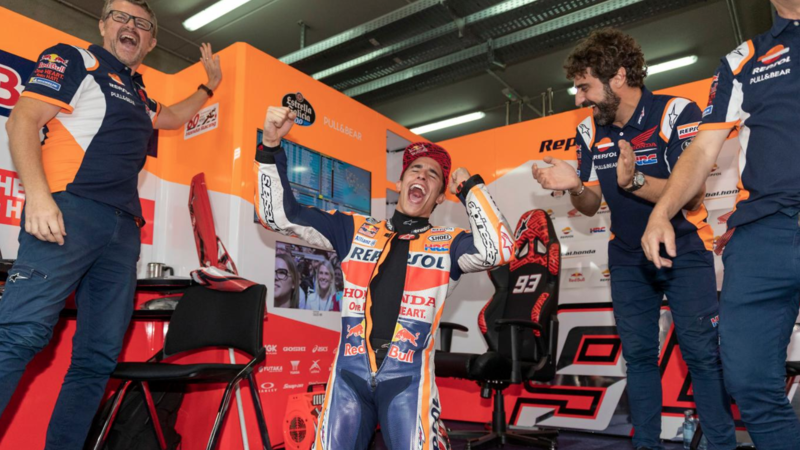 Otto titoli per M&aacute;rquez. E per la sua squadra