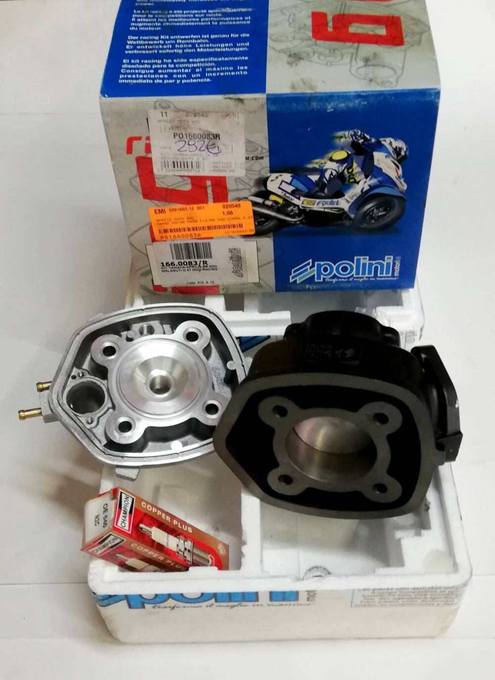 Kit Polini Corsa D.47 Yamaha Malaguti Aprilia H2O Polini Motori (2)