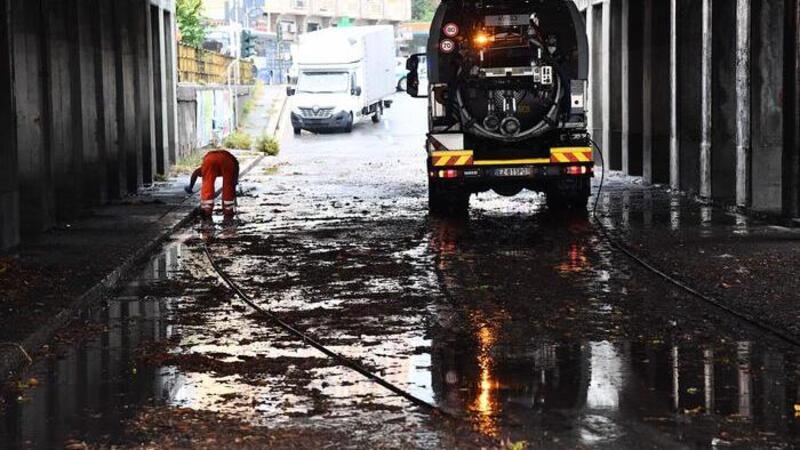 Allerta meteo in Liguria: allagamenti sulla A10