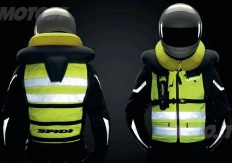 Spidi NECK DPS VEST: Airbag &amp; Hi-Visibility