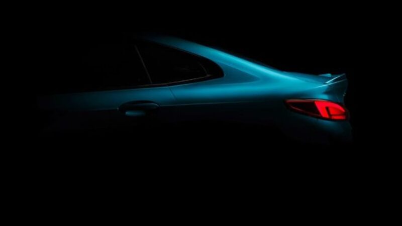 Il profilo laterale posteriore della BMW Serie 2 Gran Coupé 2020