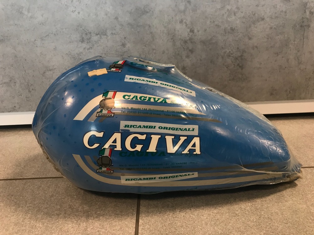 Serbatoio Cagiva sx 250/350 azzurro MV Agusta