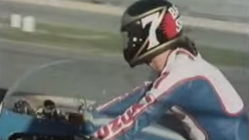 All&#039;asta il casco di Sheene di Daytona 1975