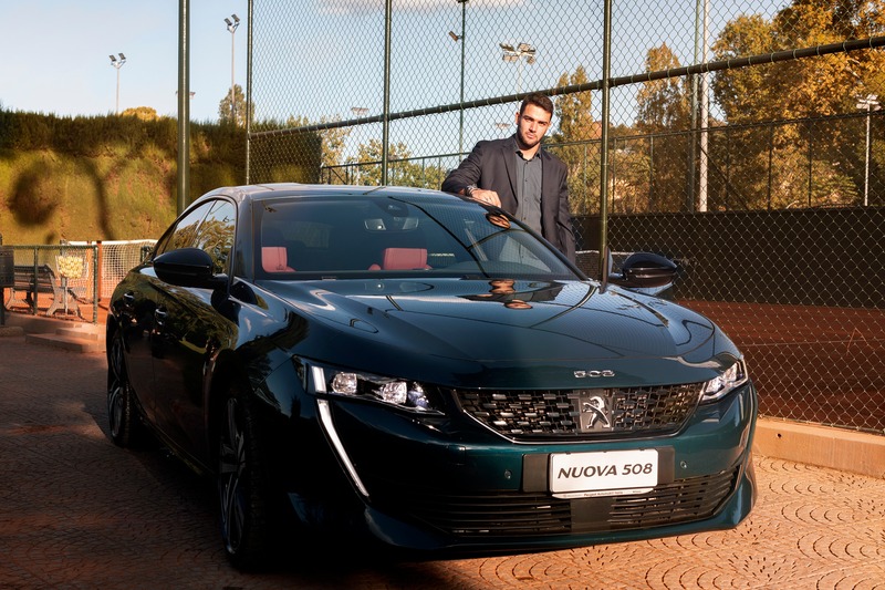 Una Peugeot 508 per Matteo Berrettini