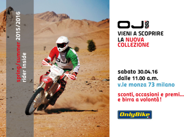 OJ Day, sabato 30 aprile da Only Bike Milano