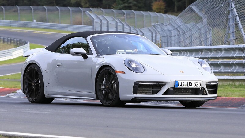 Porsche 911 GTS Cabrio: eccola al Ring [Foto spia]