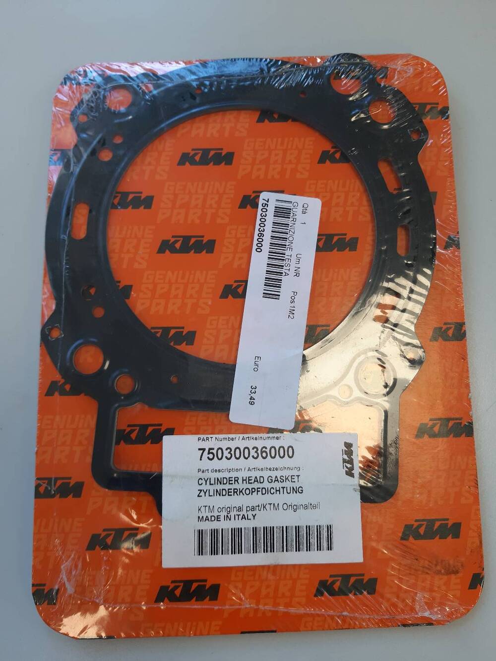 KTM LC4 GUARNIZIONE CILINDRO E TESTA (2)