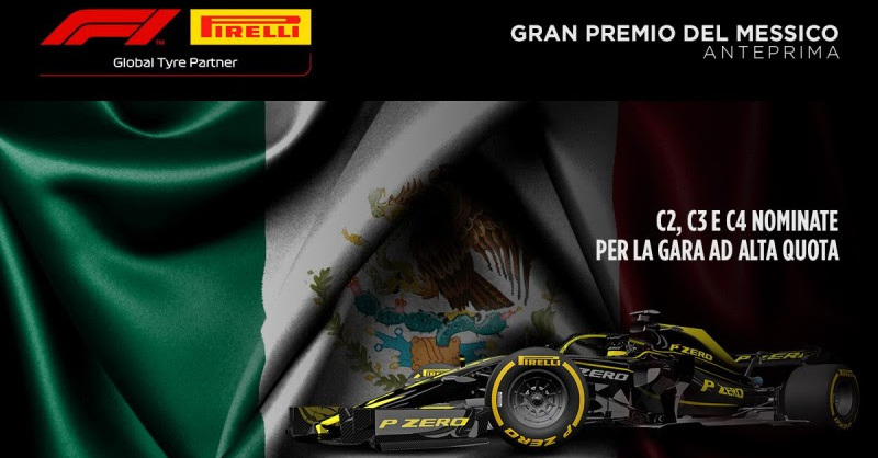 F1, GP Messico 2019: le gomme Pirelli a Citt&agrave; del Messico 