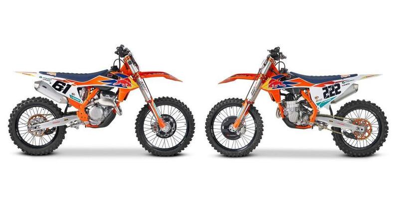 KTM 250 SX-F Prado e 450 SX-F Cairoli: arrivano le Replica per celebrare i piloti