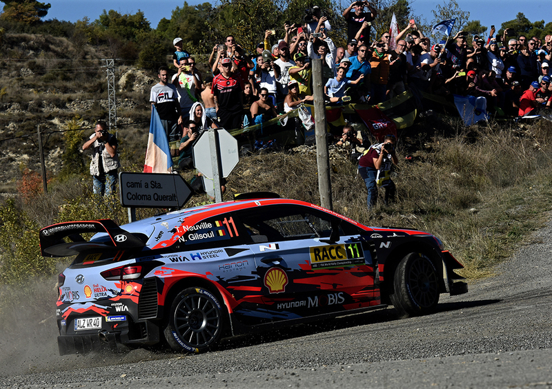 WRC 2019. Spagna Catalunya. Neuville in testa. Tanak a un passo...