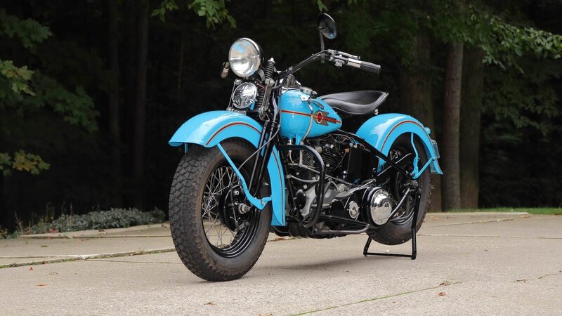 Harley Davidson Knucklehead: un esemplare del 1938 all&#039;asta