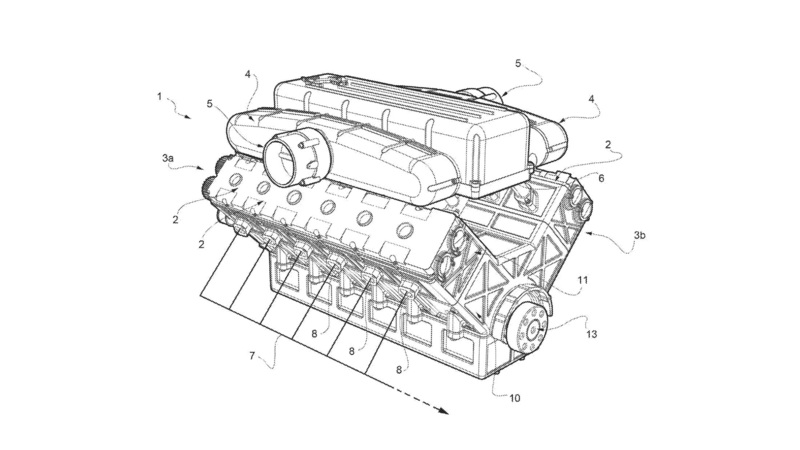 Ferrari: depositato brevetto per il nuovo V12