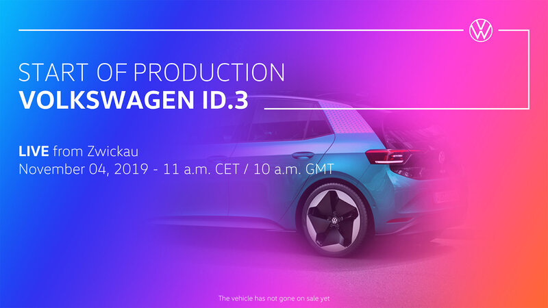 Volkswagen ID.3: il 4 novembre inizia la produzione