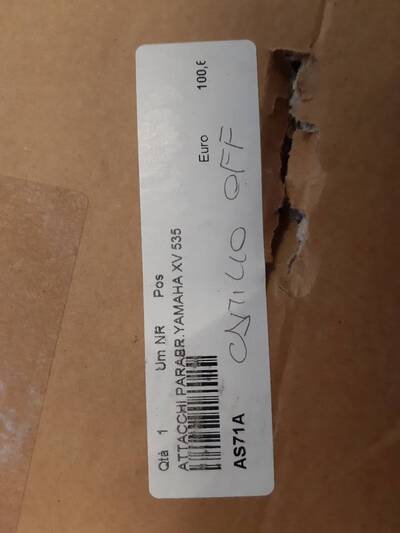 ATTACCHI PARABREZZA YAMAHA VIRAGO XV 535 Givi