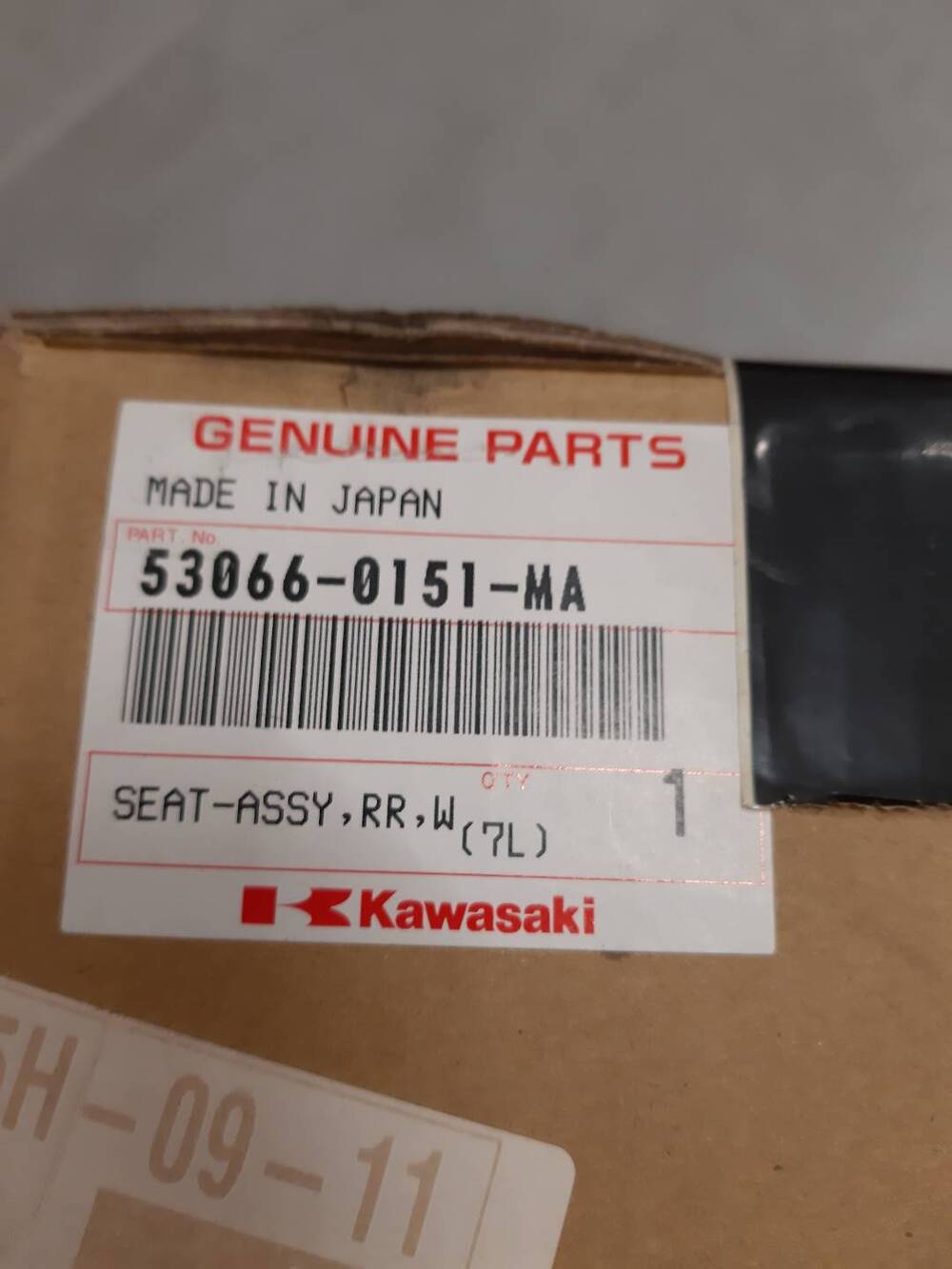 Sella posteriore Kawasaki Ninja ZX 1000 2006/07