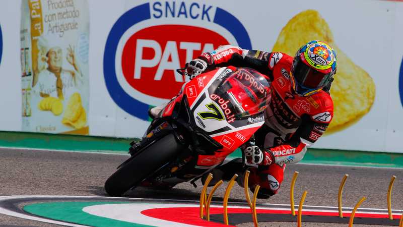 Davies davanti a tutti nelle prove di Imola