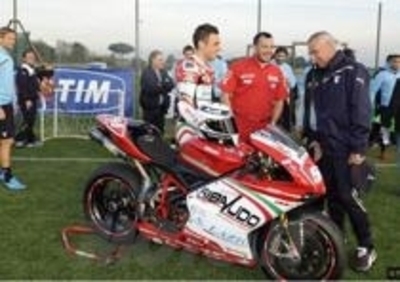 Canepa a Formello in visita alla SS Lazio