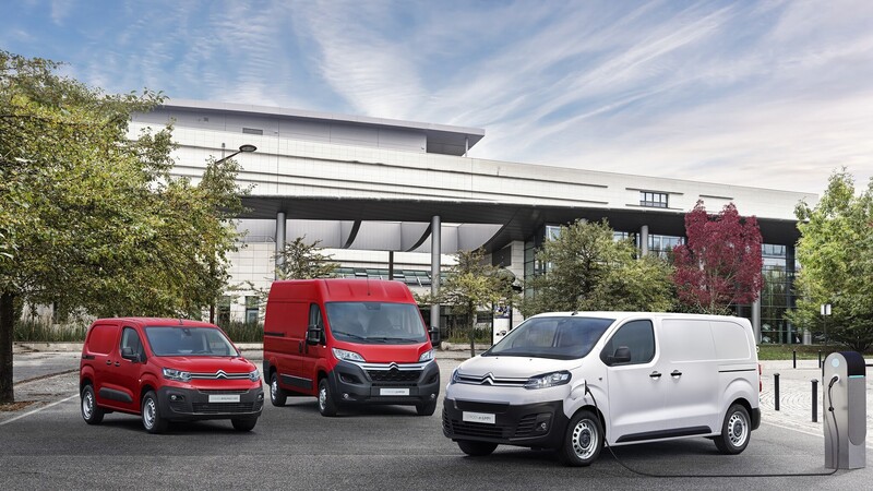 Citro&euml;n Jumpy, Jumper e Berlingo Van diventano elettrici