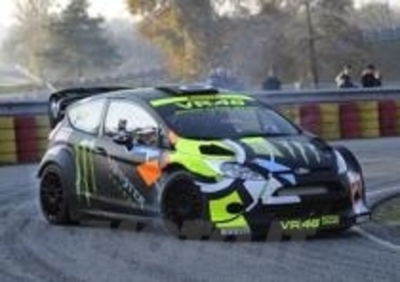 Rossi sulla Fiesta WRC: le foto da Vizzola