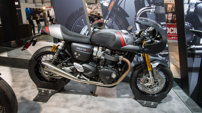 Triumph Thruxton RS a EICMA 2019. Foto e dati