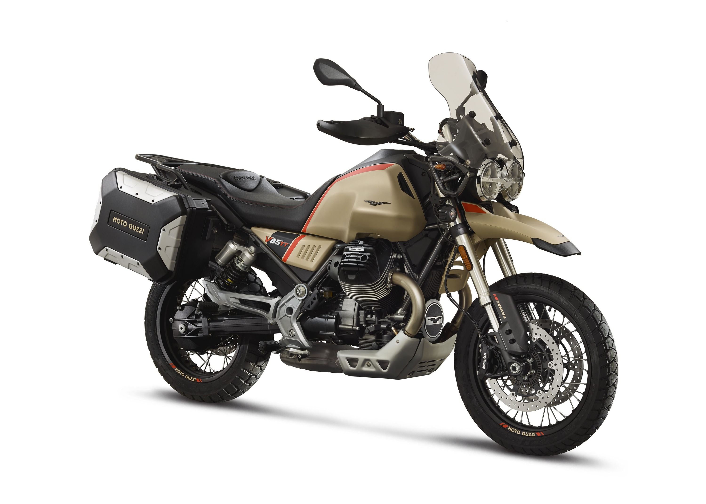 Cavalletto Per MOTO GUZZI V85TT V 85 TT V85 TT 2020 2021 Moto CNC Piede Cavalletto Laterale Cuscinetto Di Estensione Piastra Ingranditrice Accessori - 6