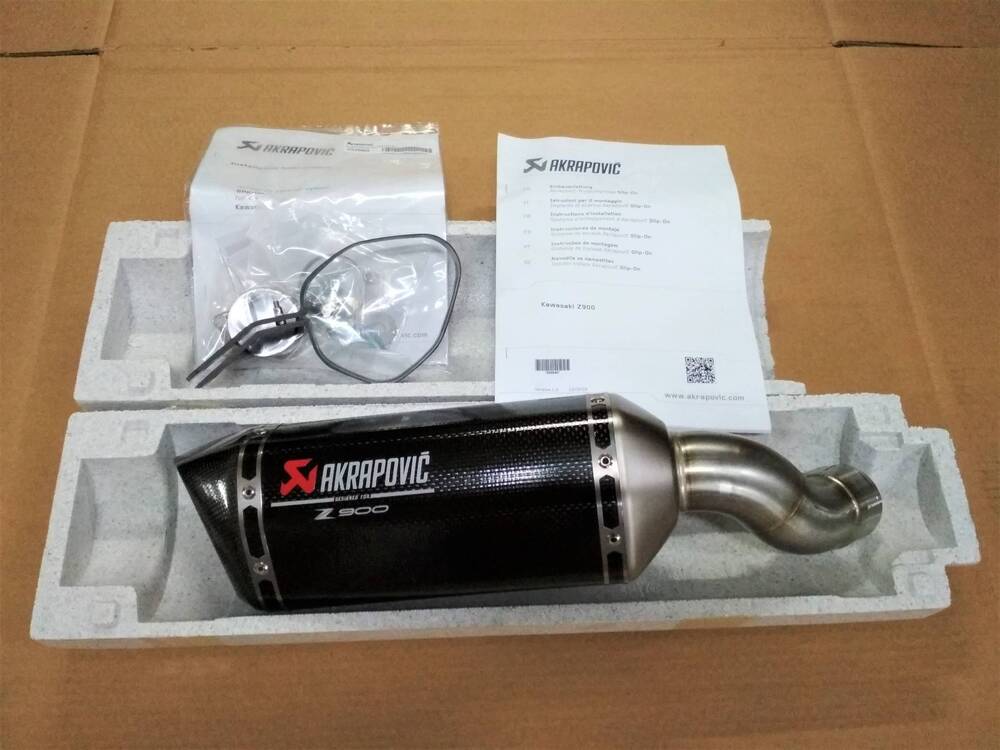 SCARICO AKRAPOVIC IN CARB. Kawasaki z900 (258EXP00