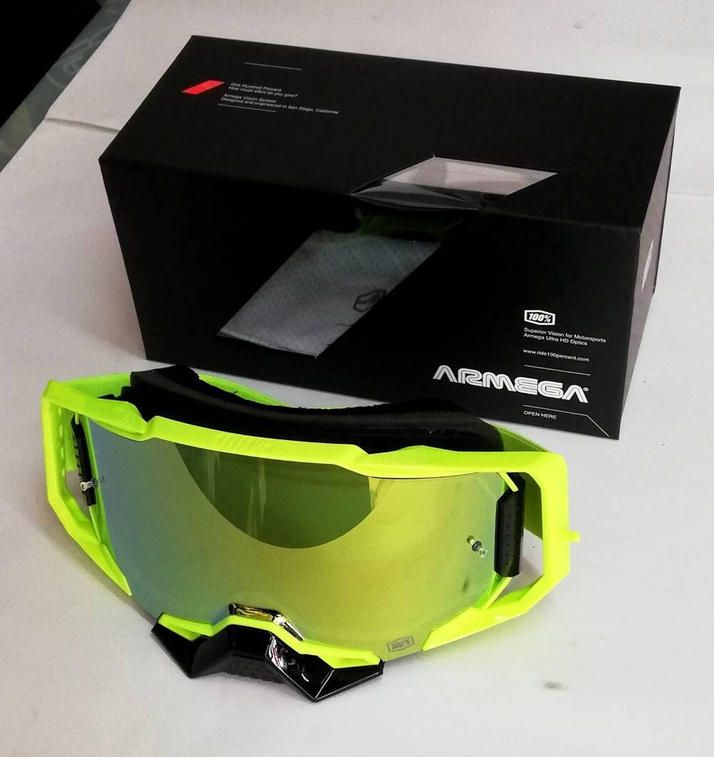 100% Maschera Armega Gold Mirror Lens 100 %