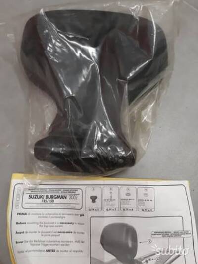 Suzuki Burgman 125/150 '02 schienalino