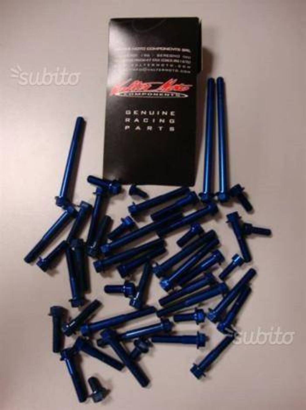Kit viti in ergal per gsx-r750 "00 Valter Moto Components